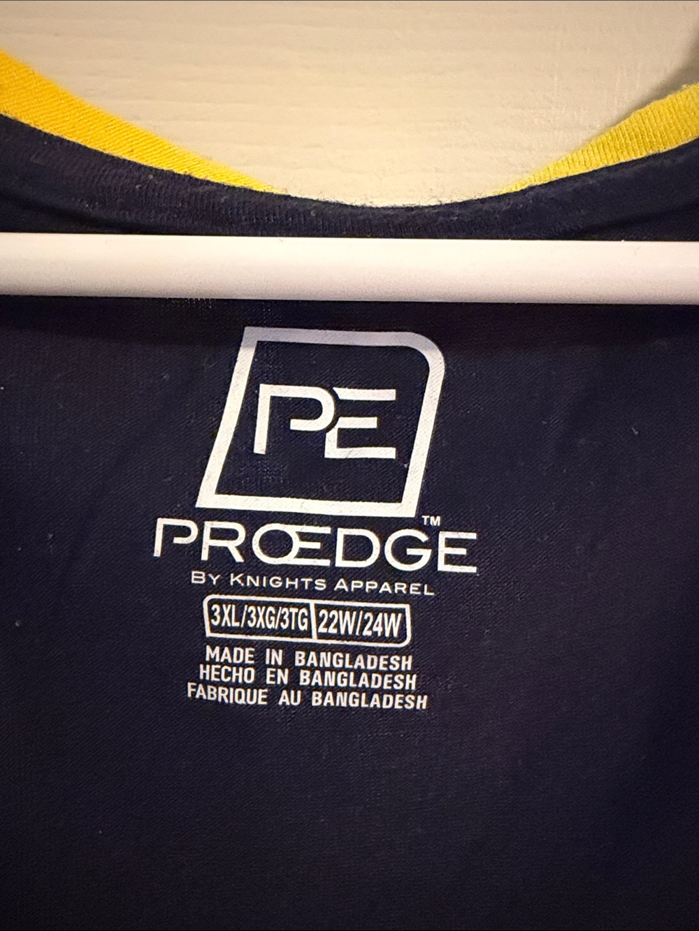 Navy and Yellow University of Michigan V‑Neck Tee - Picture 2 of 2